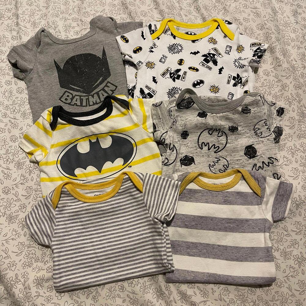 Batman Baby Boy 6 piece Bundle NB–3M